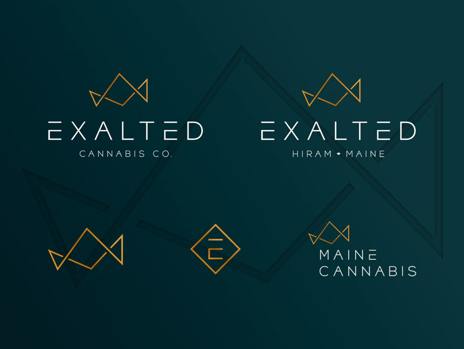 5 Versions of the Exalted Cannabis Logo